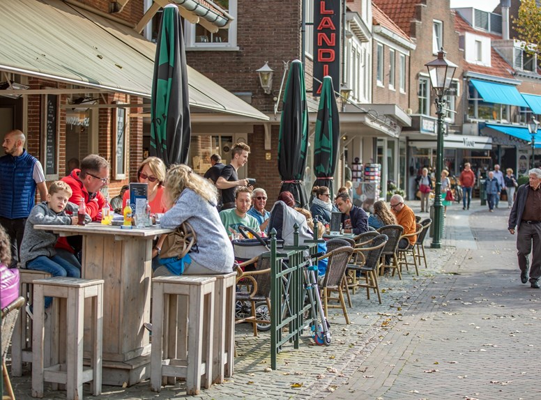 Sluis winkelen terras