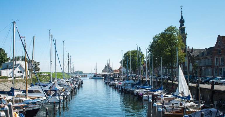 Haven van Veere, een van de 10 redenen om naar Zeeland te komen.