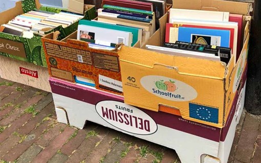 Boekenverkoop op Middelburgse straten