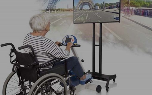 Interactief fietsen voor ouderen