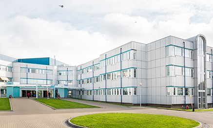 Vooraanzicht ADRZ Ziekenhuis in Goes